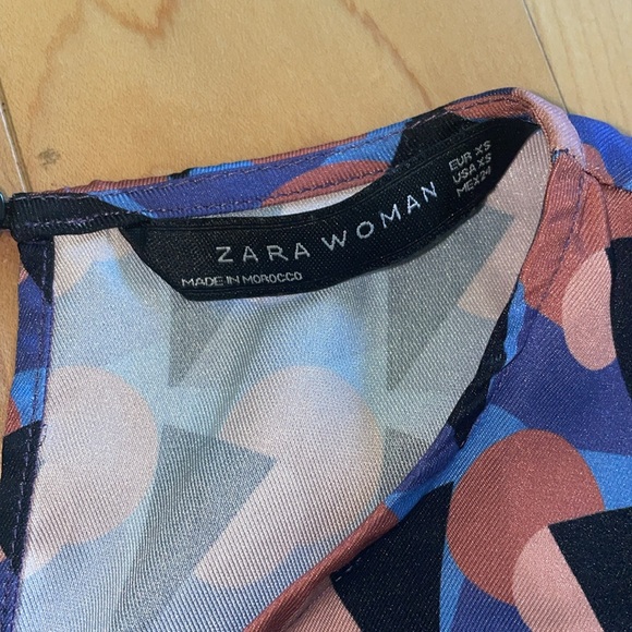 Zara Woman XS blouse faux wrap top - Picture 4 of 8